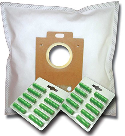 20 Staubsaugerbeutel + 20 Duftstäbe geeignet für Philips FC8289/09 PowerGo FC 8289/09
