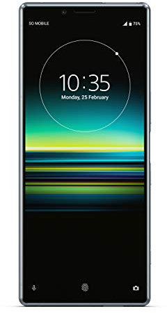 Sony Xperia 1 128 GB Smartphone (16,5 cm (6,5 pulgadas), pantalla OLED triple, IP65/IP68, 6 GB de RAM, Android 9) gris (reacondicionado)
