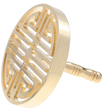 Angoily Räucherstäbchen Pressform Chinesische Weihrauch Messing Weihrauchform Werkzeuge Lotus Weihrauch Kegelformen für DIY Duft Zubehör Golden B