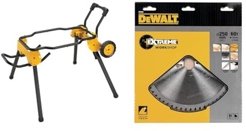 DEWALT DWE74911-XJ Rolling Table Saw Stand + Suitable Power Tool Accessory
