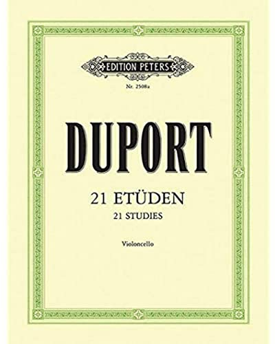 21 Etüden für Violoncello (Edition Peters)