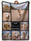 YUzzles Decke mit personalisierten Fototexten, Bilder Collage Throw Blankets, für Paare Freunde Familie Haustiere Geschenke (8 Fotos)