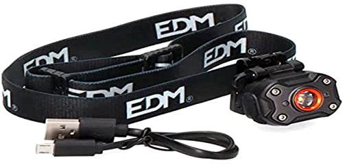 MINI LINTERNA DE CABEZA LED 400 LUMEN RECARGABLE EDM