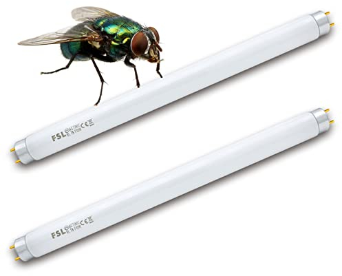 FSL BL T8 F10W Insektenvernichter Elektrisch Ersatz Birne, 13in UV Rohre für 20W Mückenlampe/Mosquito Killer (2-Pack)