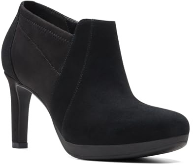 Clarks Botines Ambyr Hope para mujer, Negro GamuzaBlack Suede), 11