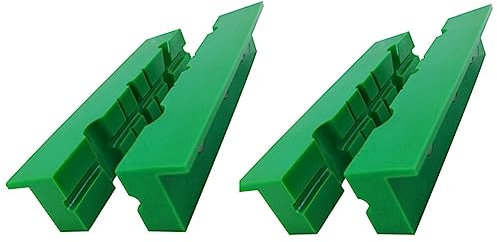 CENMEN 2 Sätze mit 6 (Ca. 15 Cm) Schraubstock-Schutzbacken-Set, Schraubstock-Schutz, Magnetische Schutzstange