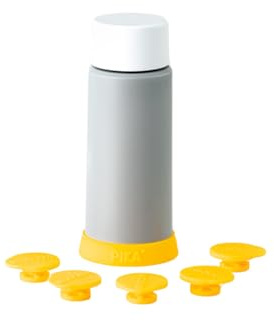 PIKA - Pompe sous vide + 5 valves pour boites alimentaires Pika | Appareil de mise sous vide alimentaire : conservation 3 à 5 fois plus longue