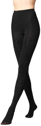 Goldenpoint Donna Collant Fantasia Zebrata Flock con Cinturino Anatomico e Tassello Igienico