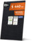 Solarway 440W Solarpanel JA-Solar Full Black Bifazial Glas/Glas PV Panel mit positiver Leistungstoleranz von 0-5 Watt, Modell JAM54D41-440W n-type, geeignet für Balkonkraftwerk (4er)