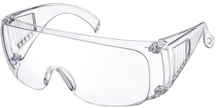 Pynzeka Lunettes de Protection Transparentes Lunettes de Sécurité Lunettes de Protection de Laboratoire Safety Goggles Glasses