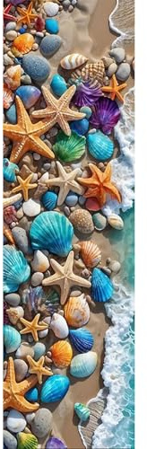 YALKIN DIY Diamond Painting Kits for Adults, Large Diamond Art with Round Drills Full Drill Gem Big Painting Set for Home Wall and Gifts 12 x 35inch (30x90CM)