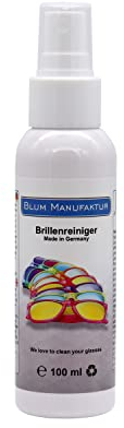 Blum Manufaktur - 100ml Detergenti per occhiali. Vaporizzatore di alta qualità per una pulizia rapida e accurata.