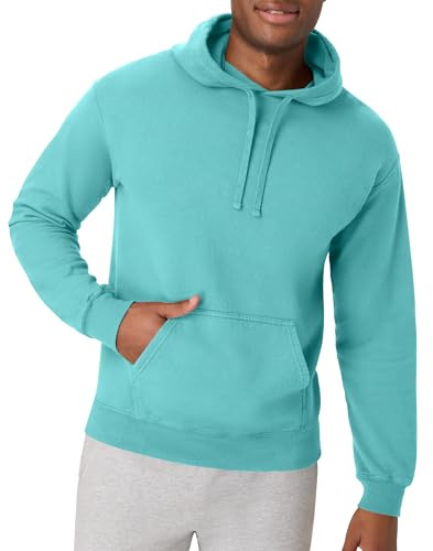 Hanes Originals Sudadera con Capucha de Forro Polar, Sudadera con Capucha Teñida, Sudadera Unisex de Forro Polar Sudadera con Capucha Hombre (Pack de 1)