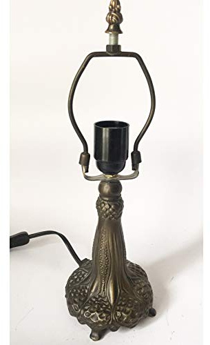 HUIMEIJU HMJ8033 Metal Base with Diameter 8 inch Table lamp Glass lampshade