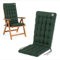 HAVE A SEAT Luxury | Gartenstuhlauflage Hochlehner (1 St.) - Bequeme Sitzauflage - orthopädisch, wetterfest, waschbar bis 95° C, Trockner geeignet - Made in Germany (1 Stück - 120x48 cm, Moosgrün)