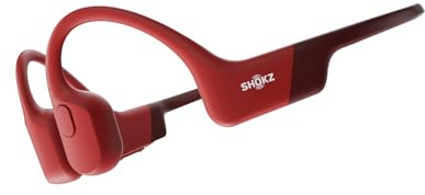 SHOKZ OpenRun (AfterShokz Aeropex) - Open-Ear Bluetooth Bone Conduction Sport Headphones - Sweat Resistant Wireless Earphones for Workouts and Running - Built-in Mic(Renewed)