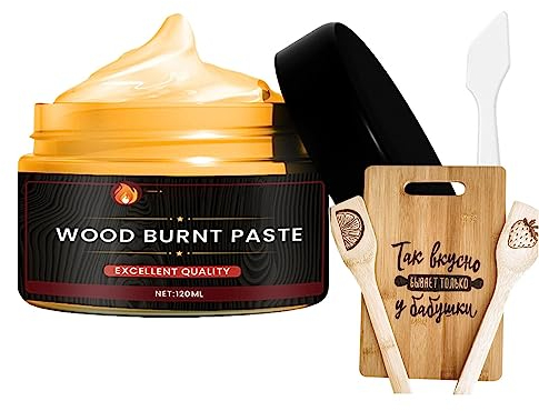 Torch Paste,Pate Combustible Fondue,Pâte À Bois,Wood Craft Pâte À Brûler Facile À Appliquer,Accessoires De Pyrogravure Bricolage Multifonctions