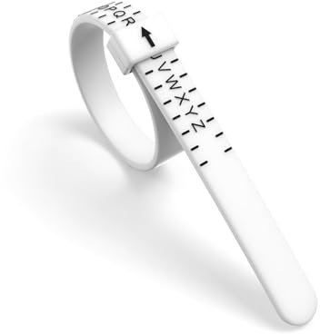 Ring Size Gauge - Get the Perfect Fit with Reusable UK Ring Sizer/Measure for Men and Women, Sizes A-Z+9!