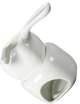 CIYODO Pentola Per Sciogliere Cioccolato e Formaggi in Ceramica Da 110 Ml Con Manico, Resistente Alte Temperature, Per Uso Domestico e Ristorazione