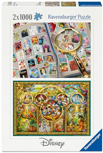 Ravensburger Erwachsenenpuzzle 12001767-2x1000 Teile - Disney Classics - Die Zauberhafte Welt von Disney