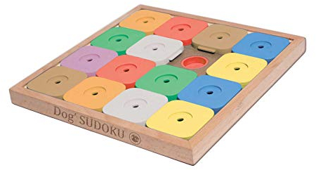 My Intelligent Dogs Interaktives Hundespielzeug Intelligenz Sudoku Genie Color - Intelligenzspielzeug für Hunde - Interaktives Spielzeug Hund - Denkspiele für Hunde