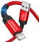 JSAUX Lightning Kabel 1.8M, [Apple MFi Zertifiziert] Langlebiges Nylon-Geflecht iPhone Ladekabel Kompatibel mit iPhone 14 Pro Max,13 Pro/12 mini/11/XS/XR/X/8/8 Plus/7/7 Plus/6s/6s Plus/SE 3/2-Rot