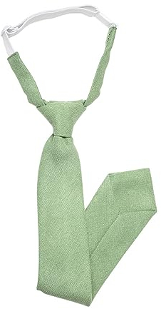 DB Dickie Bow Kinder-Krawatte für Jungen, luxuriöses Baumwoll-Mischgewebe, elastisch, salbeigrün, salbeigrün, One size