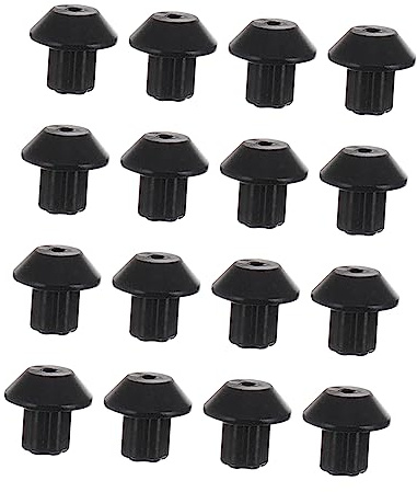 48 Pack Black Rubber Feet for Gas Stove Burner Grates Replacement | Prevents Scratching, Easy Install, Leveling Support, for Hob Grille and Cooktop Grate Use, 48 Pieces