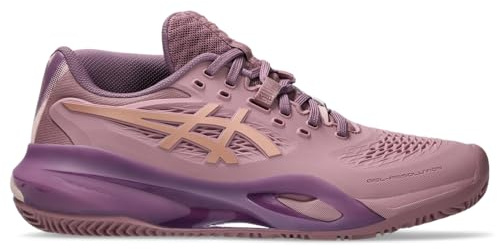 ASICS 1042A285-500 Gel-Resolution X Padel Donna, Purple Oxide/Rose Gold EU 38