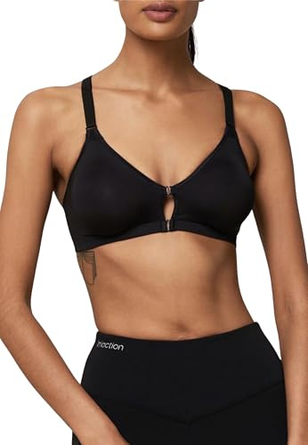 Triumph Donna Triaction Fitness F, Racerback Sports Bra, Black, 4C