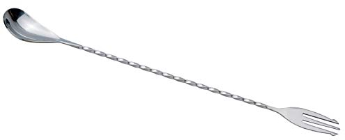 PIAZZA Cucchiaio Miscelatore In Acciaio Con Forchetta 30Cm