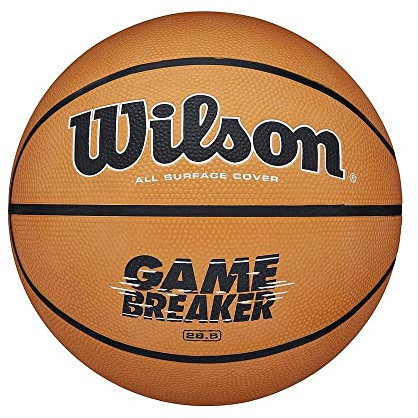 Wilson Gambreaker Ball WTB0050XB, Unisex, Basketball, Orange/Black, 5
