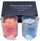 GreatDreams® Set 2 Velas Aromáticas Curativas con Piedras Naturales - Velas Decorativas Sin Parafinas y Hechas a Mano - Juego De Regalo De Vela Perfumada Para Mujer - Regalos Originales para Mujer.