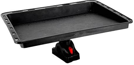 Funfob 1 Piece Fishing Bait Table Fishing Terminal Tackle Multipurpose Tray for Boat, Deck, Carp, Kayak