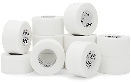 OK TAPE Mikroporöses Chirurgisches Klebeband 2,5 cm x 9,1 m (12 Rollen) Medizinisches Chirurgisches Klebeband für die Haut - Erste-Hilfe-Klebeband Geeignet für Empfindliche Haut