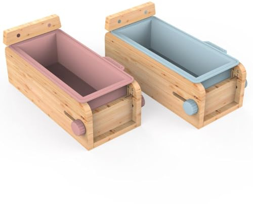 CÉCOA • Fabbrica di Sapone • Stampo in Silicone • Strumento di Taglio e Fabbricazione • Kit Complet • Taglio Preciso • Facile da Usare • 22,5 x 10,5 x 10 cm
