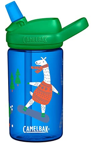 CAMELBAK Eddy+ Kids Snowboarding Llama 14oz / 400ml spill proof water bottle