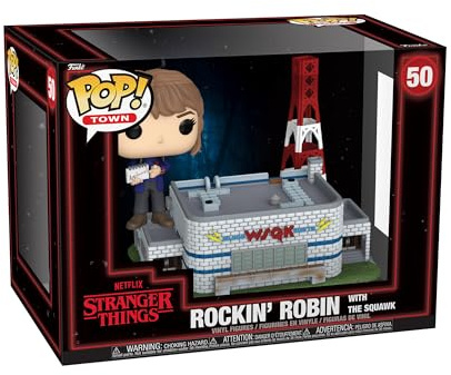 Funko POP! Town: Stranger Things Season 5 -Rockin' Robin with The Squawk - Collectable Vinyl Figure - Gift Idea - Official Merchandise - Toys for Kids & Adults - Fantasy Fans