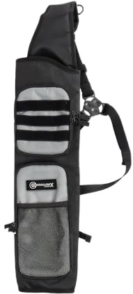 BEARPAW PRODUCTS Penthalon Rückenköcher GuardX für Pfeil und Bogen - Komfortable Aufbewahrung für das Bogenschießen Erwachsene - Langlebiges Polyester in schwarz-grau, 55x16x6 cm Einheitsgröße