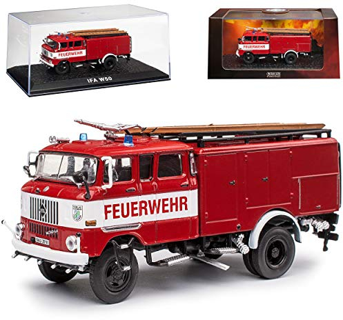 alles-meine.de GmbH IFA W50 TLF 16 Freiwillige Feuerwehr 1965-1990 1/72 Atlas Modell Auto