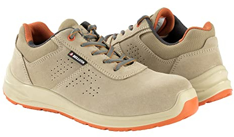 Bellota FTW0241BS1P - Zapatilla de Seguridad Flex Dust S1P de Hombre y Mujer (Talla 41) de Serraje Transpirable, Ligero y Flexible