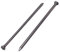 Lot de 150 clous de construction en acier 1,8 x 50 mm Tête ronde plate multi-usage clou fil brillant commun travail du bois (150, 1,8 x 50 mm)