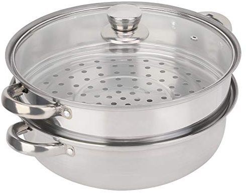 Pentola a Vapore Lagostina a 2 Strati - Zuppa a Doppia Caldaia in Acciaio Inossidabile 27