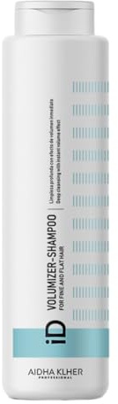 Aidha Klher | ID Volumizer Shampoo (300 ml) - Champú profesional que fortalece y aporta volumen inmediato al cabello fino