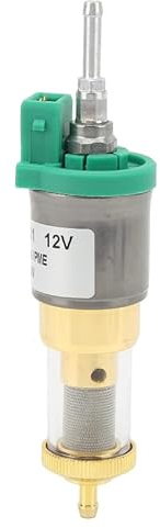 MaxEarn Heizungs Kraftstoffdosierpumpe 12V, 1KW-5KW Auto Dieselheizung Dosierpumpe 22ml/1000 Mal, 22451901 Lufterhitzer Standheizung Doppelfilter Dosier Pumpe für Eberspacher Airtronic D2 D4 12V