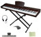 Longeye Piano Keyboard 88 Tasten Holz E-Piano Semi Weighted Digital Piano für Anfänger & Profi mit Klavierständer, Notenständer, Kopfhörer, MOLD2 Deep Brown