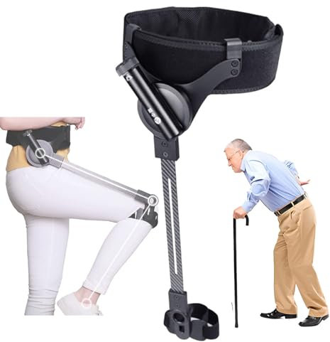 Ausili per La Deambulazione Bionic Body Power, Per Ictus, Emiplegia, Deambulatore, Riabilitazione Degli Arti Inferiori, Ausilio Per Camminare Con Le Gambe, Per Adulti E Anziani,Right-S