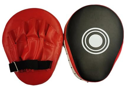 Handpratzen Boxen, Boxpads Schlagpolster, Kickboxen Boxpratzen, Boxhandschuhe, pratzen, Bandagen, Hand Boxing Pads, Boxen Sport, Schlagkissen Muay Thai Taekwondo Karate (1Set)