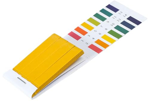 KINDOYO 80 Stück pH Teststreifen - pH-Wert Teststreifen Testpapier Indikator Messbereich 1-14 - Ideal für die Leitungswasser Schwimmbadwasser Urin Erde Milch Getränke Liquids und weiterer Substanzen