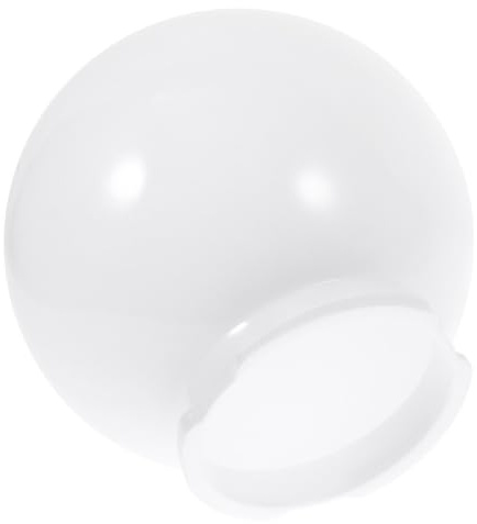 ASAKKURA Palla di Vetro in Acrilico per Lampada da Esterno, Globo Decorativo Antipolvere per Giardino e Patio, Coprilampada Semplice e Classico